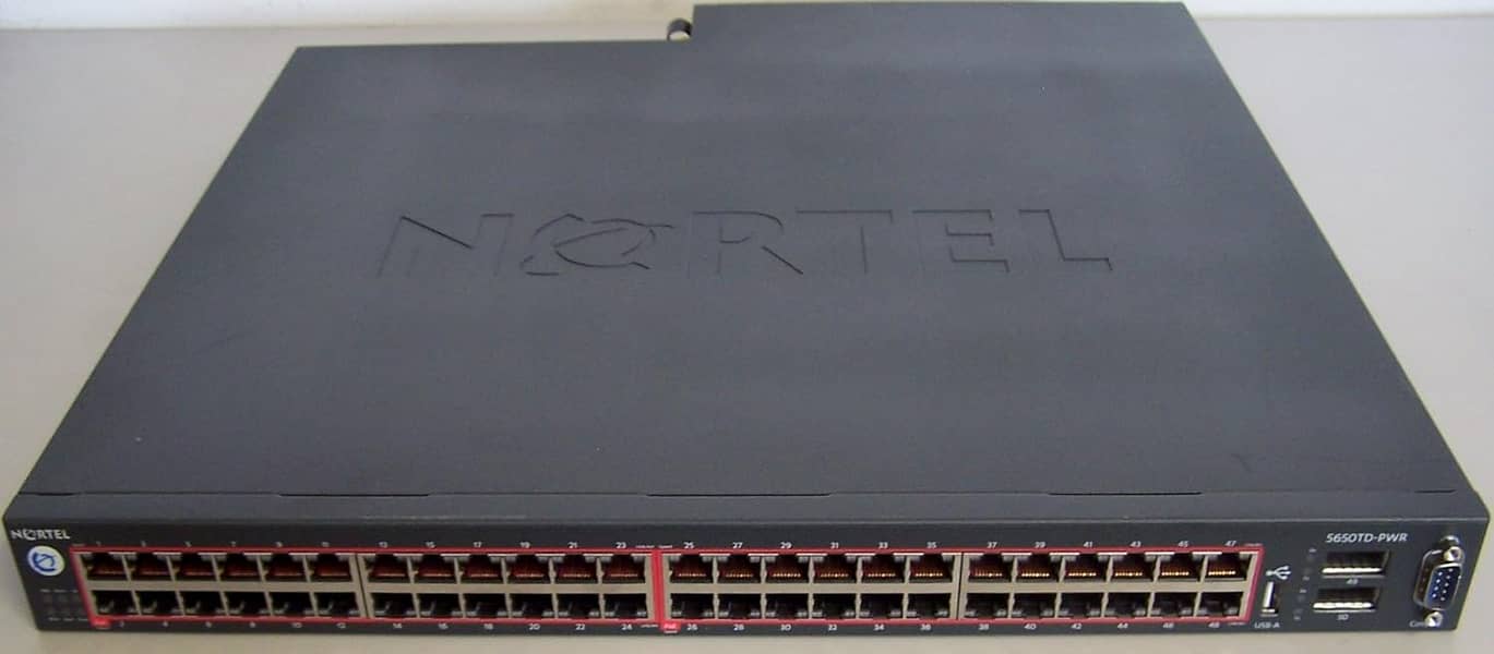 Nortel 5650TD-POE 48 Port POE Gigabit Ethernet Switch (Used) 1