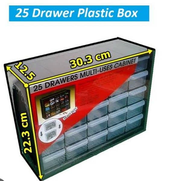 25 Drawers Multi Uses Boxes Components Box Tools Box Accessories Box 7