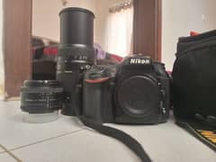 Nikon D7100 DSLR (Home Used) with 2 Lenses 50mm & Zoom Lense 70*300mm