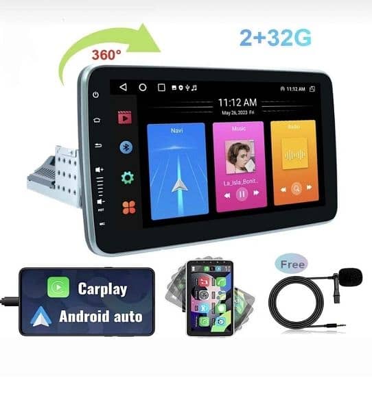 Brand New Box Packed Android Car Lcd 10inch 360 2gb 32gb back camera 1