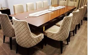 Dining table for sale, 8 Seater dining chair