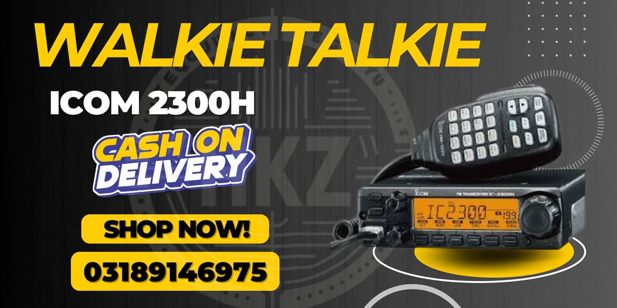 Walkie Talkie | Wireless Set Official Motorola ICOM 2300/Two Way Radio 0