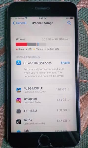 iphone 6s plus bypass 64GB 2