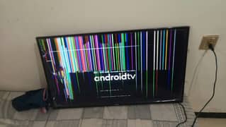 haier led 40 inch panel damage android led