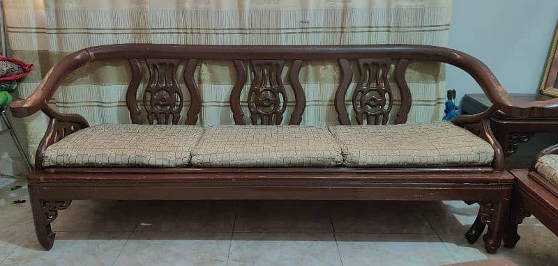 5 Seater Sofa Set (Sheesham Wooden) DISCOUNTED PRICE 0