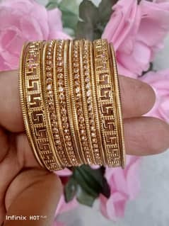 golden beautiful bangles
