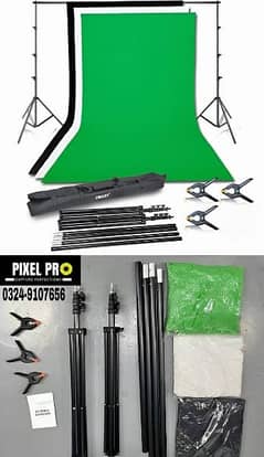 Amzdeal 3 Backgrounds + Backdrop Stand Kits!