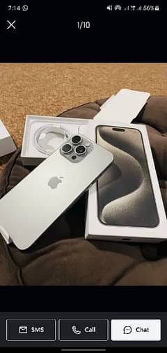 Brand new iphone 15 pro max 256GB with apple warranty 10 months