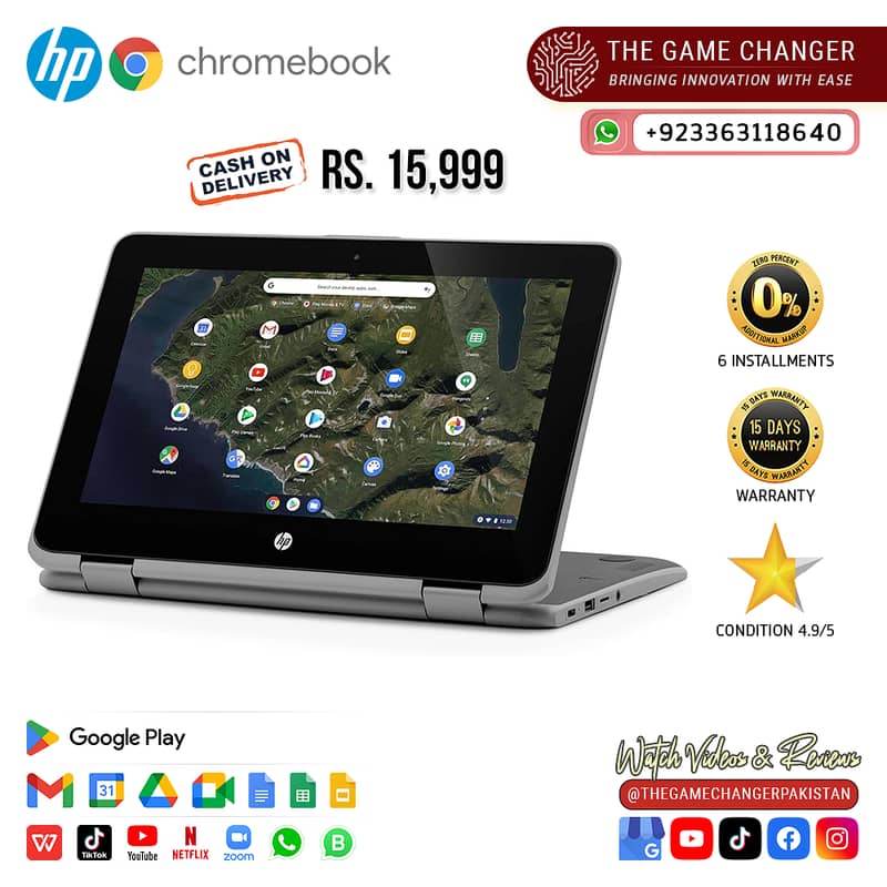 HP Chromebook G2 |Touch Screen | 360 Rotation | 4GB RAM | 32GB Storage 2