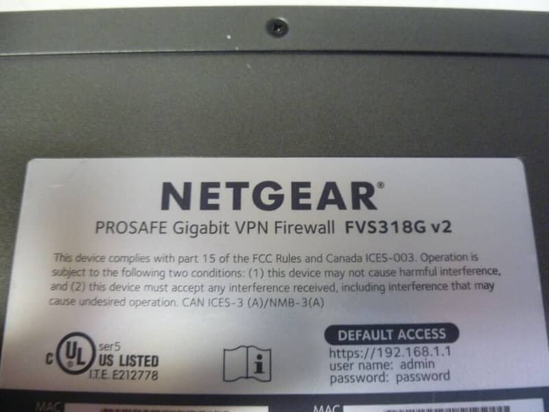 NETGEAR FVS318Gv2 || VPN Firewall Series || ProSAFE VPN (Branded Used) 6