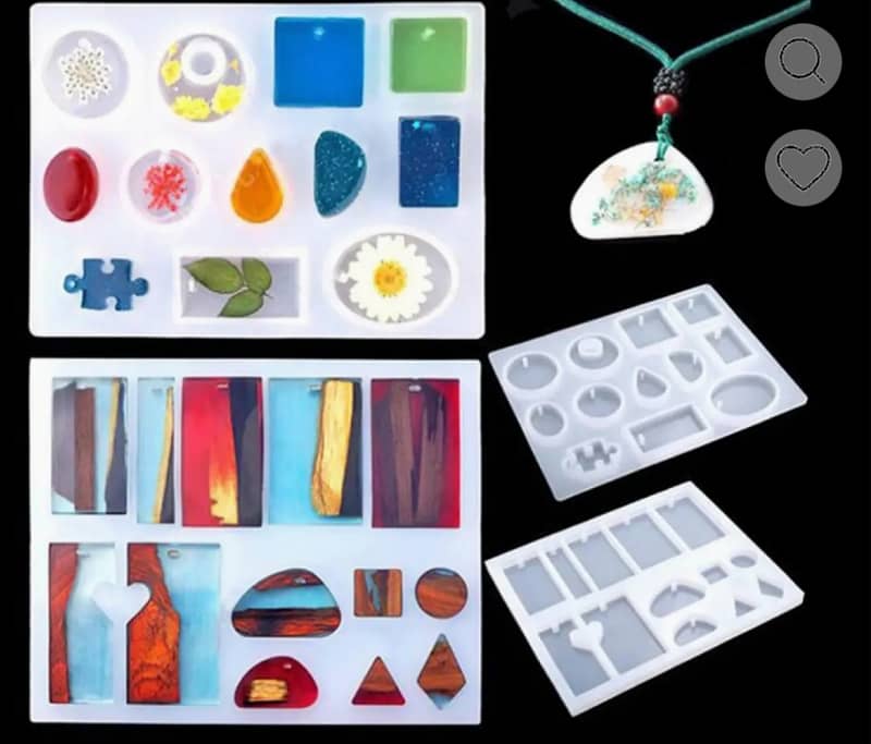 Handmade Resin Jewelry Making Kit Molds and thousands of Accessories 10