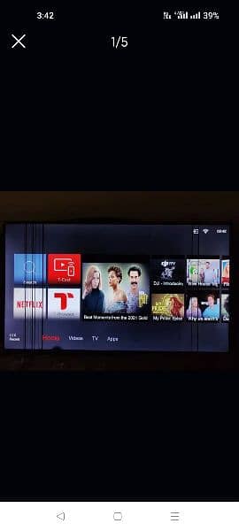 TCL Led 55 inch smart latest andriod with orignal remote 0