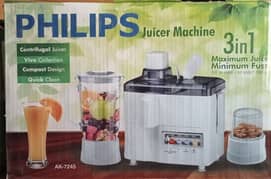 Philips 3 in 1 Juicer Blender Mixer