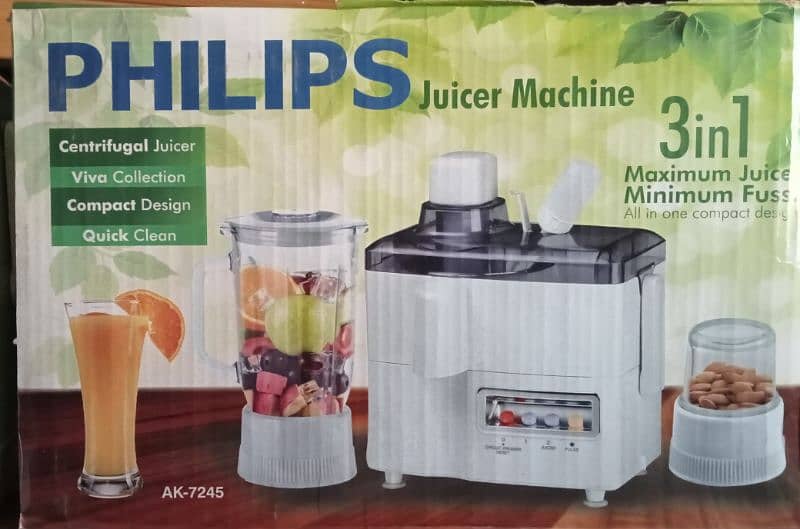 Philips 3 in 1 Juicer Blender Mixer 1