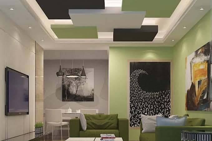 False Ceiling, Wall Partition, Sound Proofing wall,Wood Flooring,walls 2