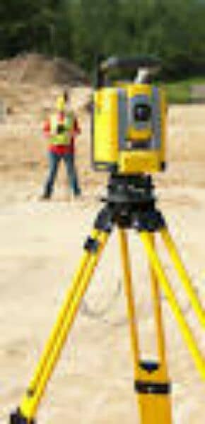 TotalStation with land survey party daily monthly bassis 03193307245 2