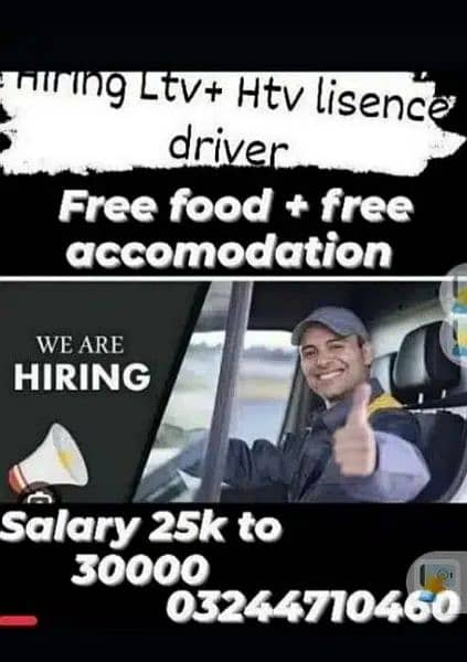 Driver rider securty guard staff required 0