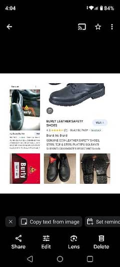 brealy leather safety shoes