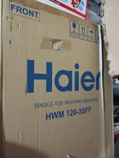 Haier HWM 120-35ff Washing Machine Box Pack