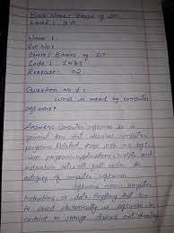 Handwritten assignment 7