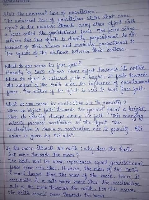 Handwritten assignment 12