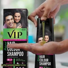 Hair dye shampoo for men and women 180 ml brown