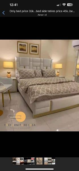 full poshish Turkish style double bed 6