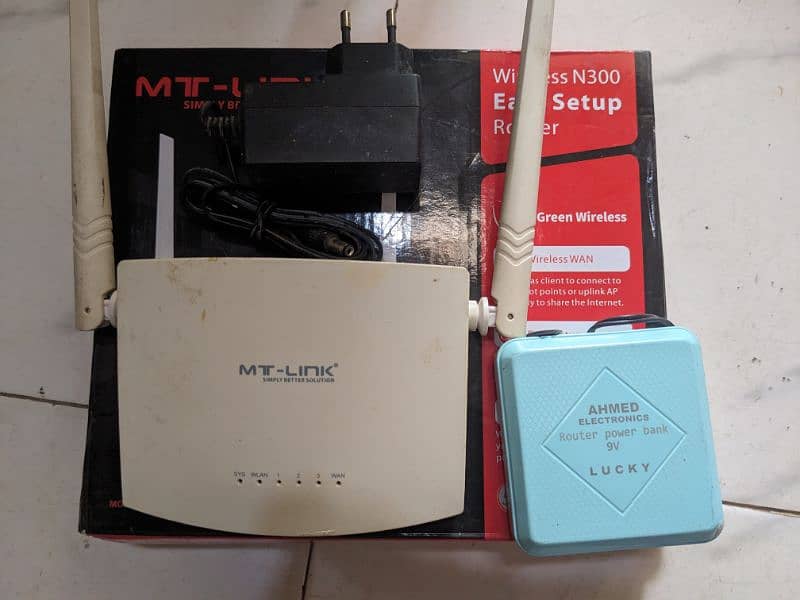 MT LINKS Routers with power bank 9volts 4