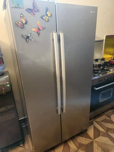LG inverter double door fridge. . 2