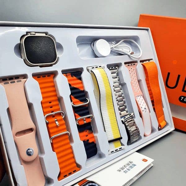 7 in 1 Ultra Smartwatch|DT900 ultra|Wholesale|Apple Logo|hk9 pro plus| 5