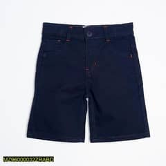 Zero & Beyond-Navy Twill Shorts