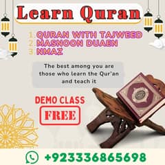 Quran Teacher -Namaz-Duain-Quran with Tajweed