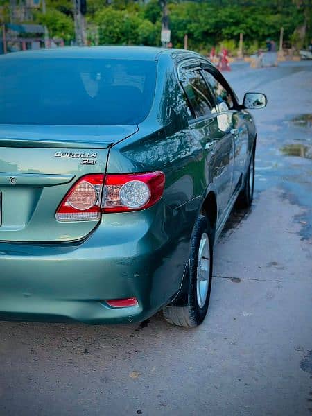 new corolla car 2012/2013 isalmabad number 7