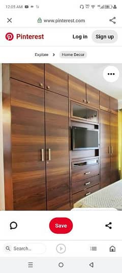 wooden design wardrobe best quality