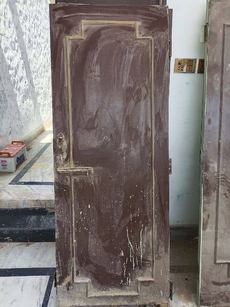 Wooden Washroom Door 3