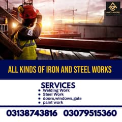 Welding Work , Steel Work and All Kinds of iron And Steel Works