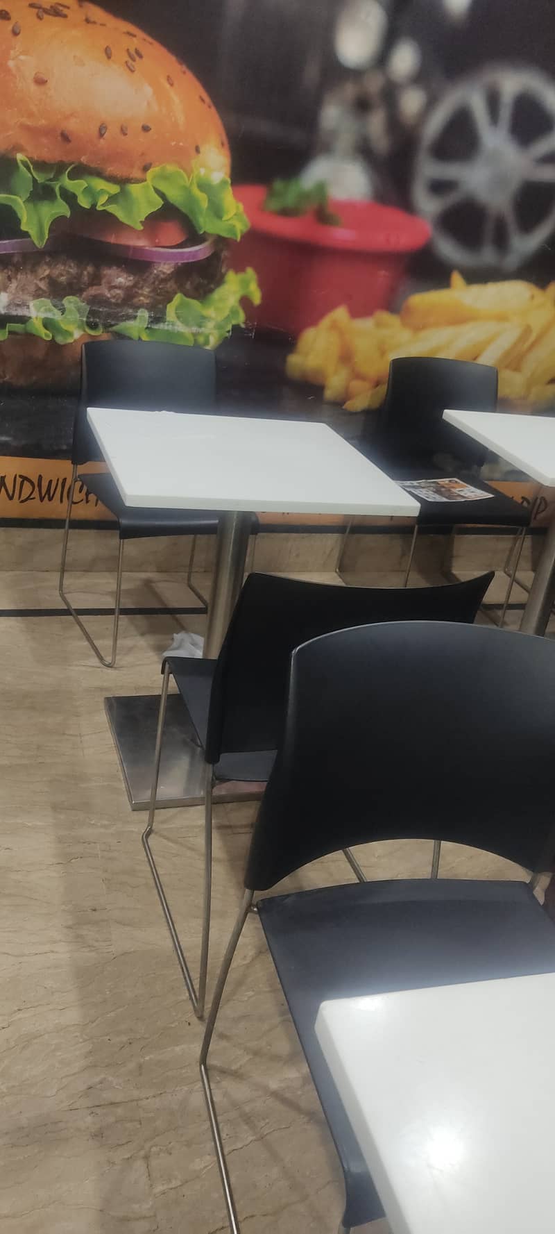 Cafeteria Chairs table 1