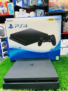 ps4 slim 500 with box complete Assassries