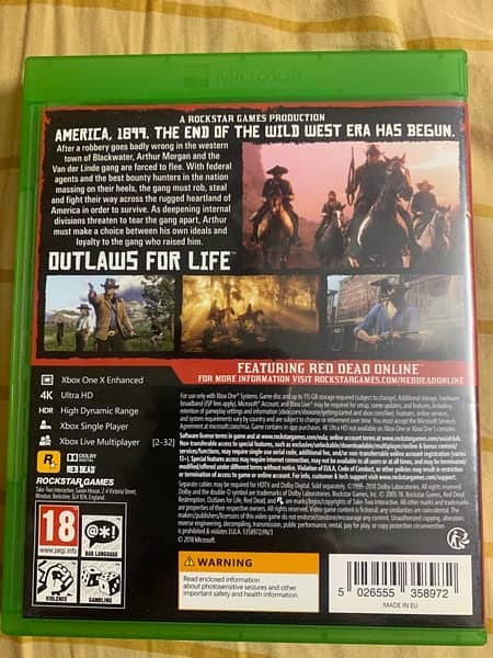 Red Dead Redemption 2 Xbox one 2