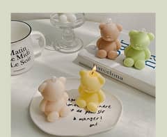 Teddy Bear Candles ( available in different colors) Candle in Pakistan