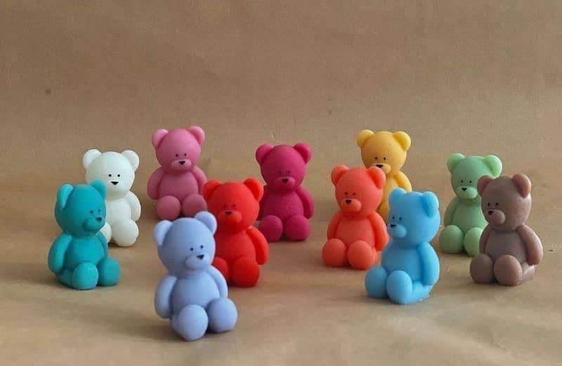 Teddy Bear Candles ( available in different colors) Candle in Pakistan 3