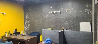 Furnished room office with bath+kitchen for rent Phase 1. 0