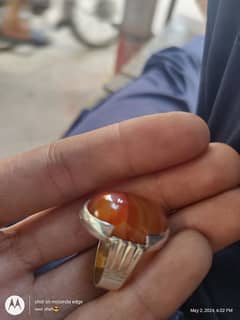 yamni Aqeeq original Stone ring