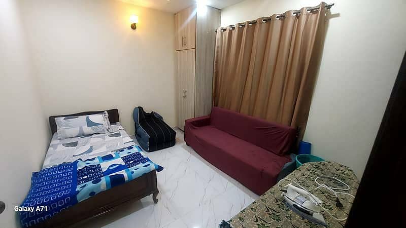 semi furnished room available 0