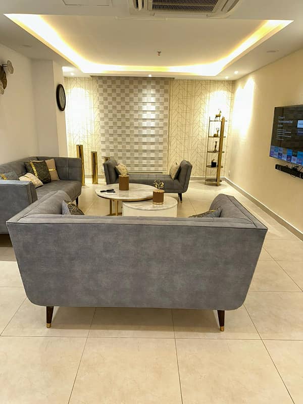 2 Bedroom Luxury Apartment Fully Furnished For Sale Gold Crest Mall And Residency Dha Phase 4 4