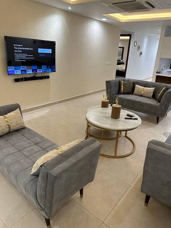 2 Bedroom Luxury Apartment Fully Furnished For Sale Gold Crest Mall And Residency Dha Phase 4 7