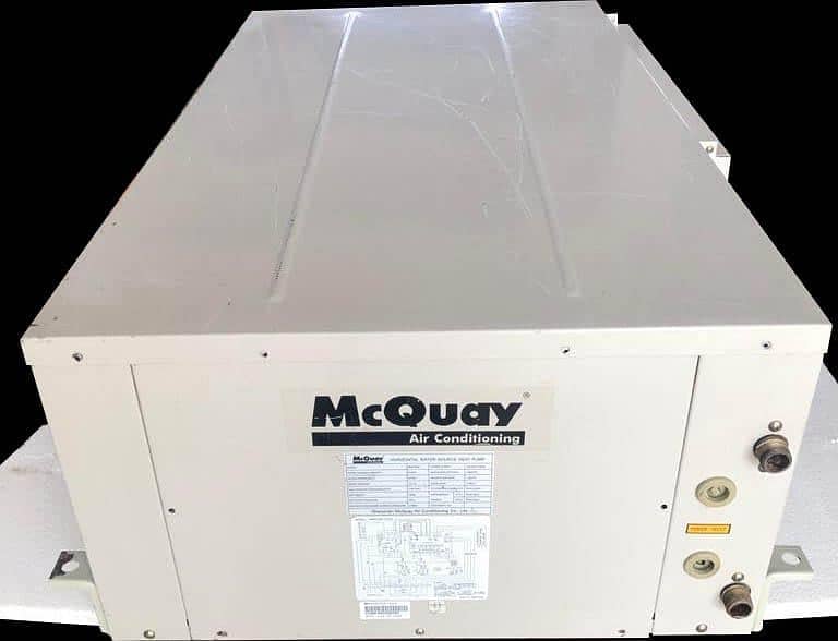 Water Cooled Packaged Units (WCP) McQuay 3730 W & 8130W 7