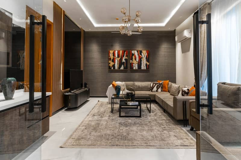 One Kanal Brand New Luxury Ultra-Modern Design Most Beautiful 7 Bed Full Basement Fully Furnished Bungalow For Sale At Prime Location Of DHA Lahore 37