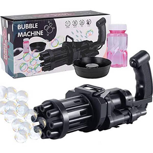 8 Hole Electric Bubble Gun Machine // My WhatsApp number 03157881295 0