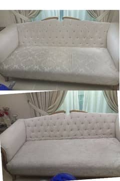 We provide sofa cleaning services